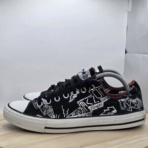 Converse All Stars men's Zebra Stripe Low Top Pop Tongue Lace Shoes Size 9.5